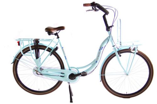 Moederfiets 28 inch N3 Sky Blauw Static Queen blauw