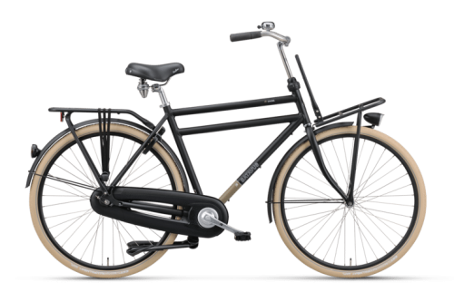 Batavus CNCTD heren transportfiets mat zwart