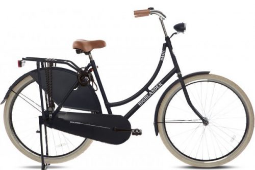 Highlander-Omafiets-28-inch-Mat-Zwart