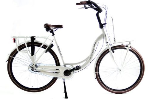 Moederfiets 28 inch N3 Sky Blauw Static Queen gebroken wit