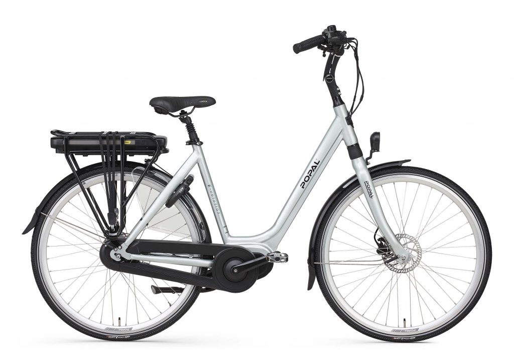 Popal E-Volution 12.1 Elektrische damesfiets 28 inch Silver mint