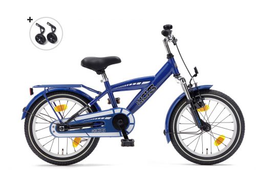 Popal kicks 16 inch jongensfiets blauw