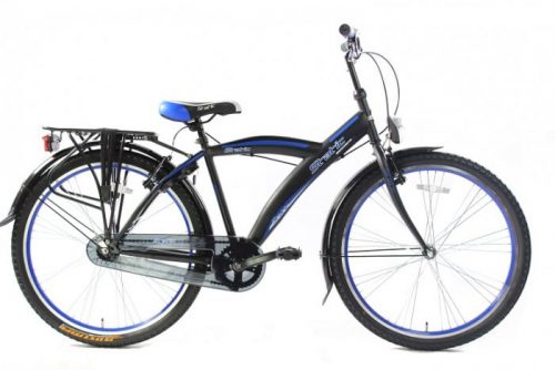 Static Alpha Jongensfiets 24 en 26 Inch Zwart-Blauw