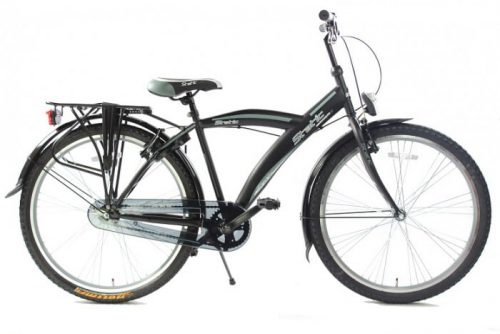Static Alpha Jongensfiets 24 en 26 Inch Zwart Grijs