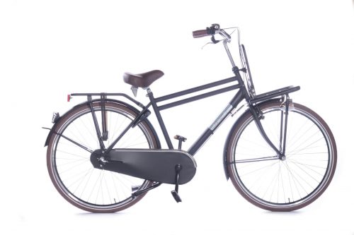 Static Cargo 24 inch N3 Jongens transportfiets mat-zwart