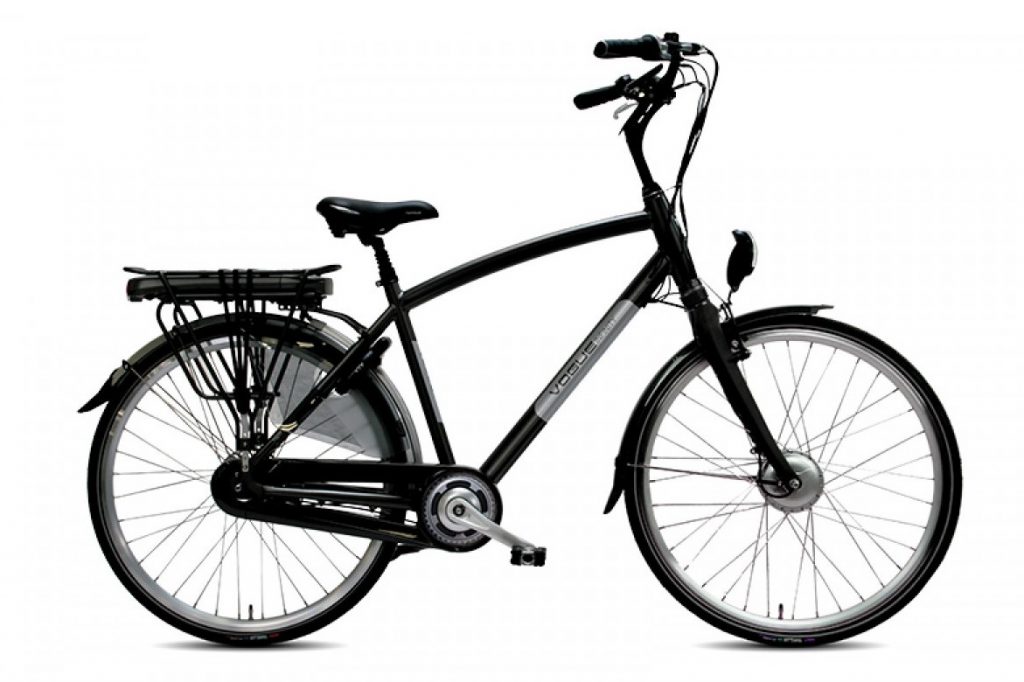 VOGUE INFINITY Elektrische herenfiets 28inch Mat zwart 8SP Man 51 cm (101565)
