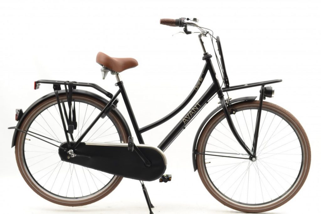 avant carrier Lux N3 dames transportfiets 28 inch mat zwart