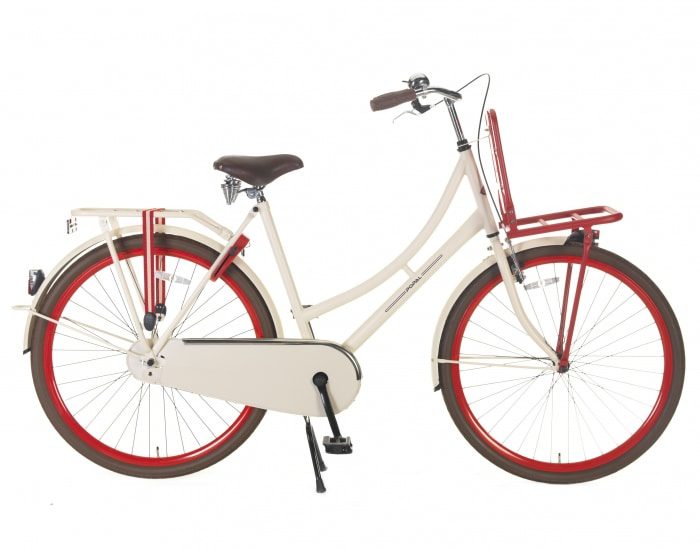 Popal Urban Carry 28 inch: Creme-Rood