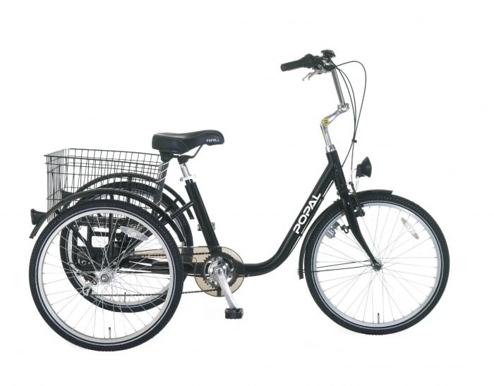 aardbeving Verplicht goedkoop Popal Volwassen Driewieler fiets 24 inch Zwart - Fietshemel Edam