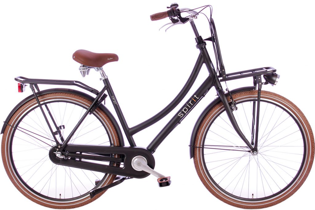 Spirit Cargo Plus Transportfiets N3 Mat-Zwart