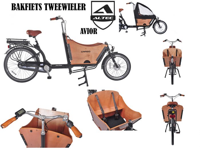 Altec bakfiets Avoir Elektrisch tweewieler bakfiets 375 Wh