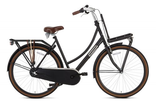 Popal Daily Dutch Basic Damesfiets 28inch Transportfiets Mat Zwart