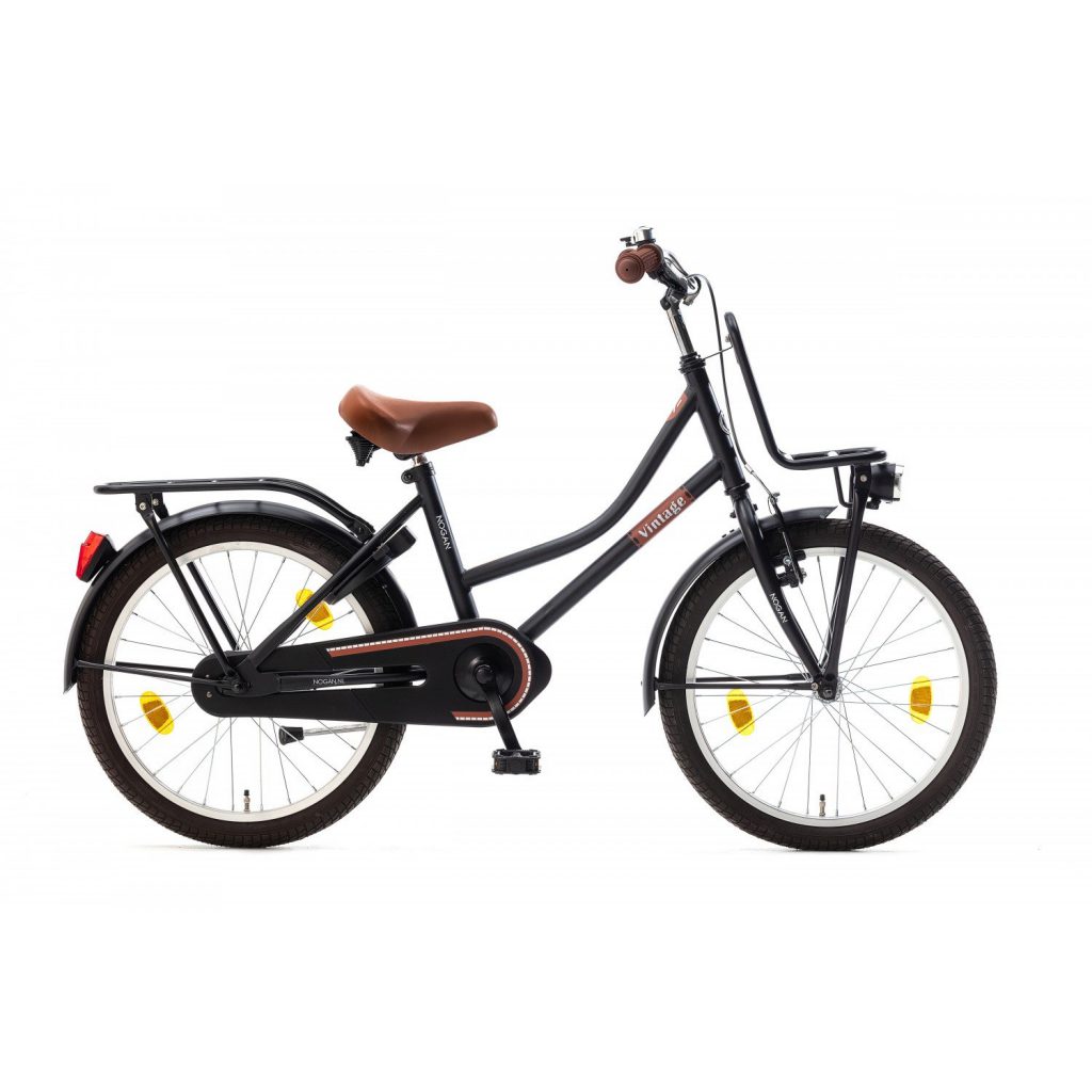 Nogan Vintage omafiets 20 inch matzwart 1500x1500