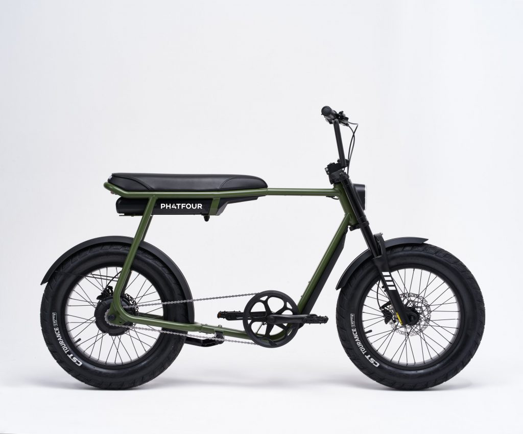 FPhat Four FLX fat-bike FLX ArmyGreenzijaanzicht