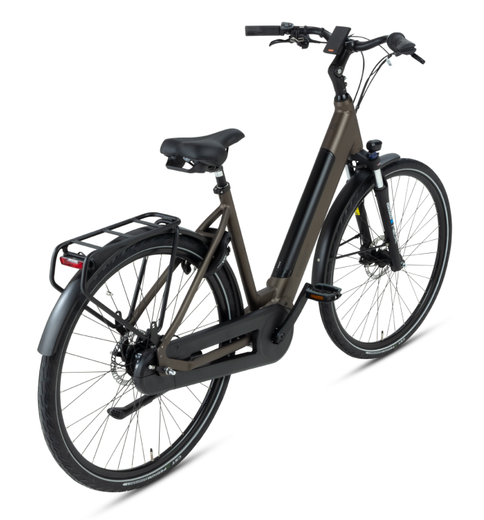 BSP TOPAZ Elektrische fiets _DARK-OAK bovenzijaanzicht_RVV_1736_1920x1920