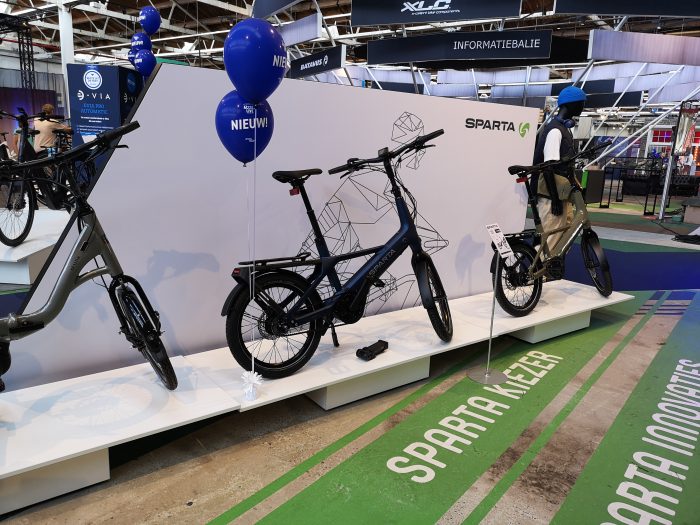 Elektrische fiets Sparta Compact compact en licht van gewich
