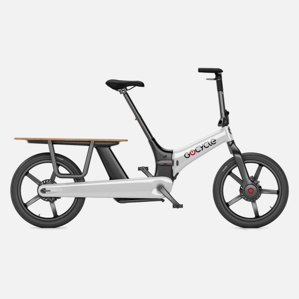 Gocycle CX+ Zwart-Wit Family Cargo Elektrische vouwfiets
