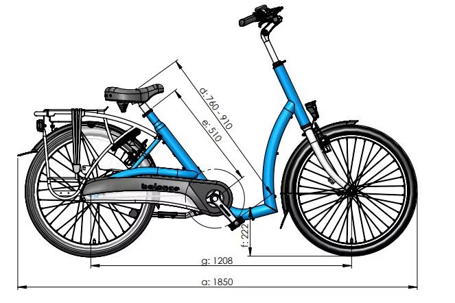 Van Raam lage instapfiets Balance Elektrische fiets