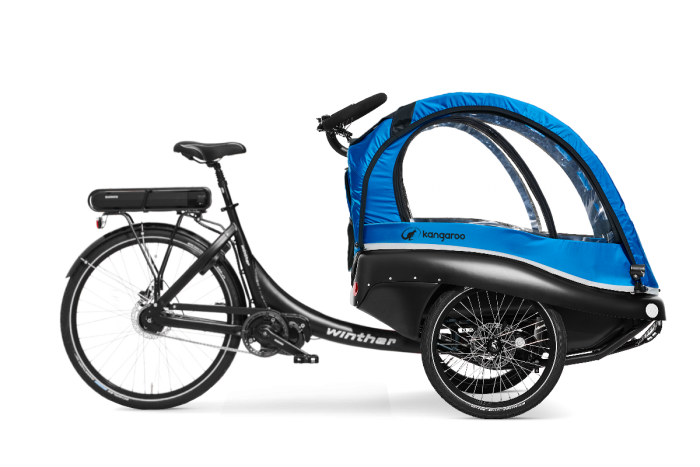 Winther_Bikes_Cargo_E-cargo_Luxe_Black_Blue_Shimano_STePS_Rside