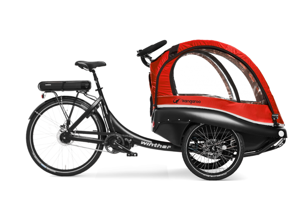 Winther_Bikes_Cargo_E-cargo_Luxe_Black_Red_Shimano_STePS_Rside