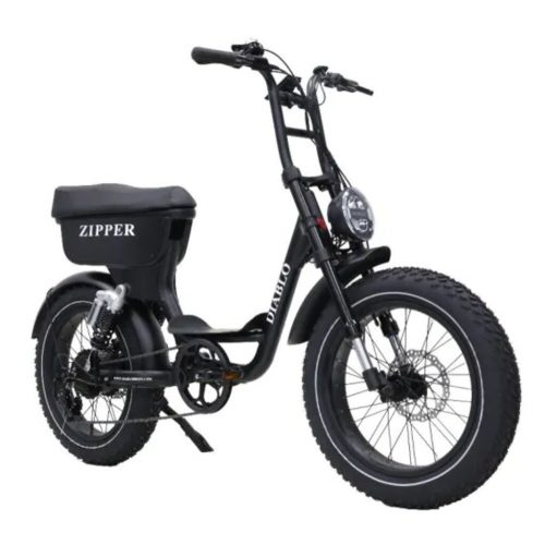 Diablo Zipper Fabikes Mat-zwart