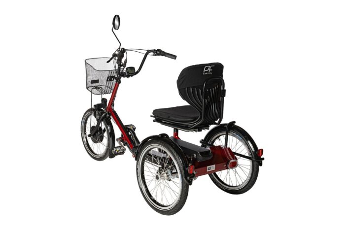 PF Mobility Disco-P20-elektrisch-Zitdriewieler-fiets-met-ondersteuningRood-2.jpg