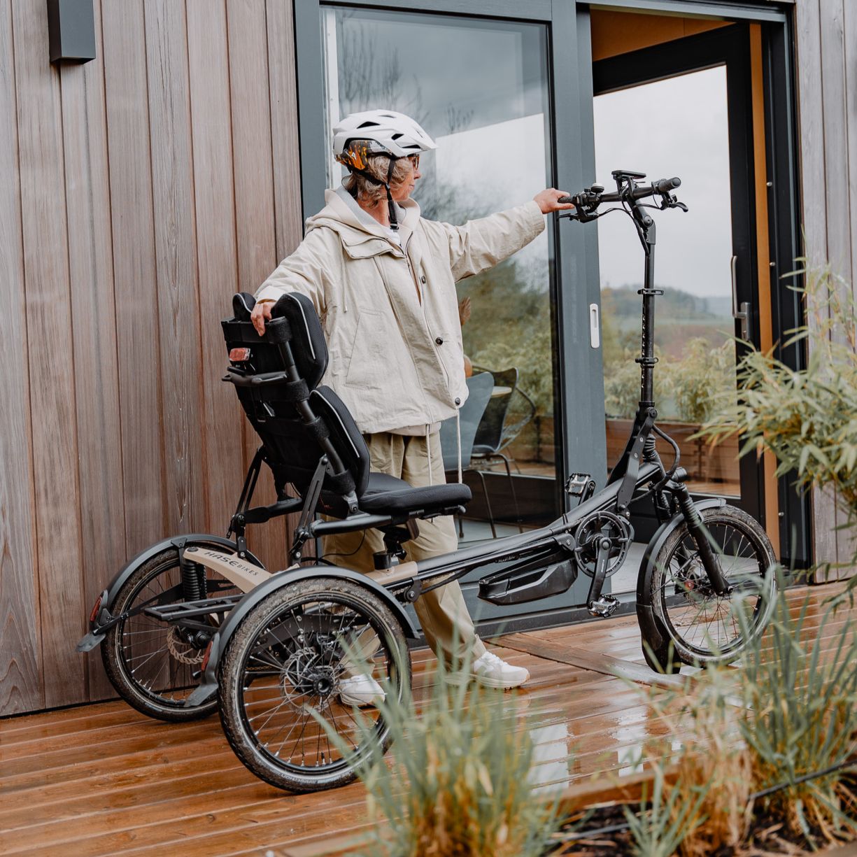 Hase Driewielers fietsen Kettwiesel ONE driewieler fiets Fietshemel Edam Fietsenwinkel Driewielers
