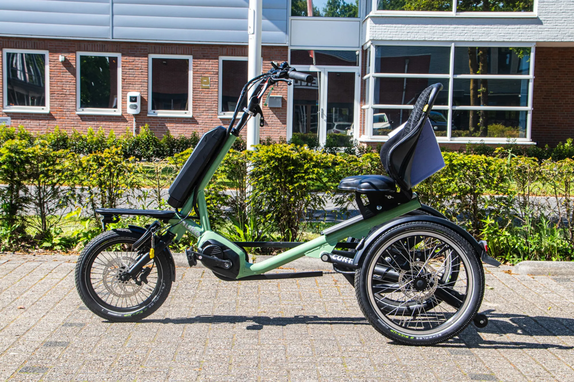 Huka Cortex XS Groen elektrische Driewieler fiets Huka Cortex XS Groen elektrische Driewieler fiets