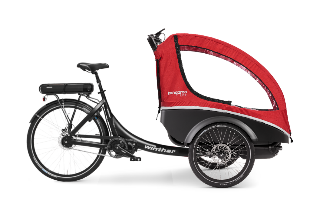 Winther_Bikes_Cargo_E-cargo_Lite_Black_Red_Shimano_STePS_Rside