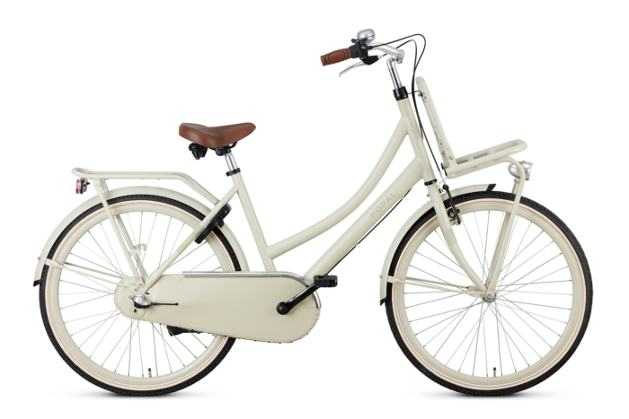 Meisjesfiets Transportfiets Popal Daily Dutch Basic+ 26 Cosmic Sand 26 inch S050126 meisjesfiets met versnellingen