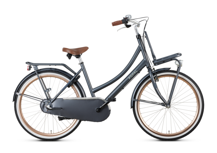 Meisjesfiets Transportfiets Popal Daily Dutch Basic+ 26 Petrol 26 inch S050126 meisjesfiets met versnellingen