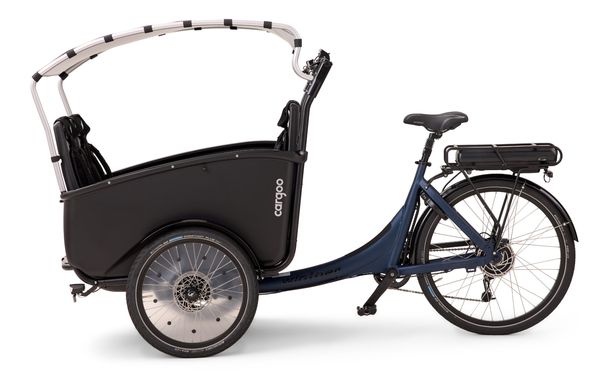 Winther_Kangaroo_Bike_Lastenrad_Cargo_bike_E_cargo_Cargoo_2+2_Bafang_L_Side