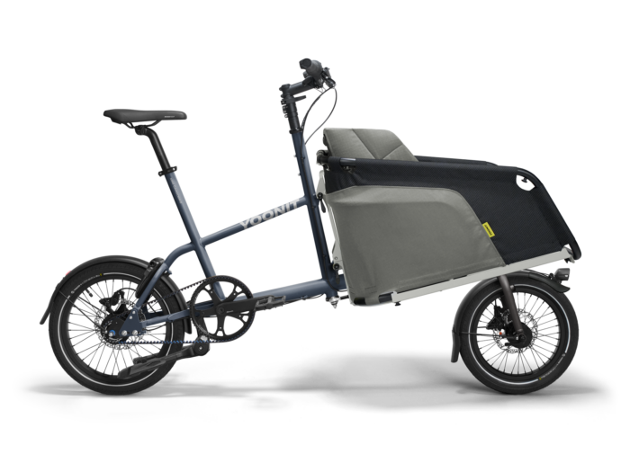 **YOONIT Family Up Model – De Uitgebreide en Comfortabele Mini-Bakfiets voor Gezinnen** blue