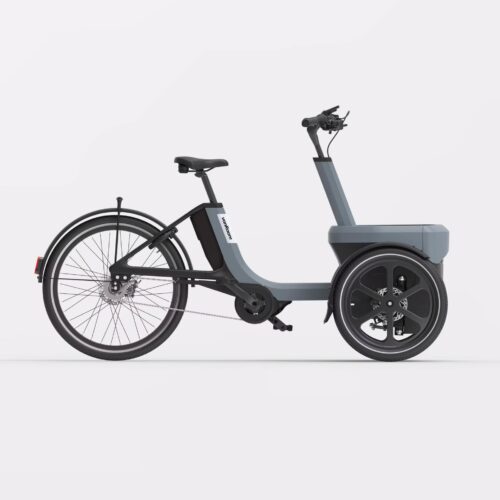 Thuja Van Raam Shopperfiets Driewieler met ondersteuning Stoned Washed Grey