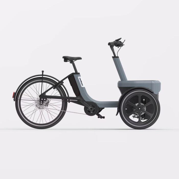 Thuja Van Raam Shopperfiets Driewieler met ondersteuning Stonewash Grey