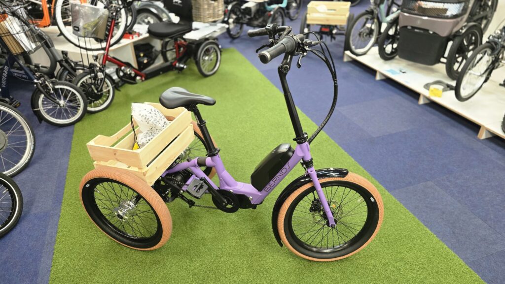 Berends Cargo Gretel Paars Elektrische Driewieler Shimano – Stabiel, Compact & Praktisch