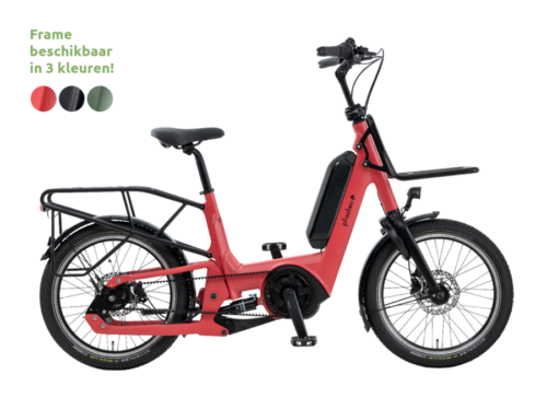 Pfautec Smoo Active Line Plus – Compacte elektrische fiets met lage instap – Rood