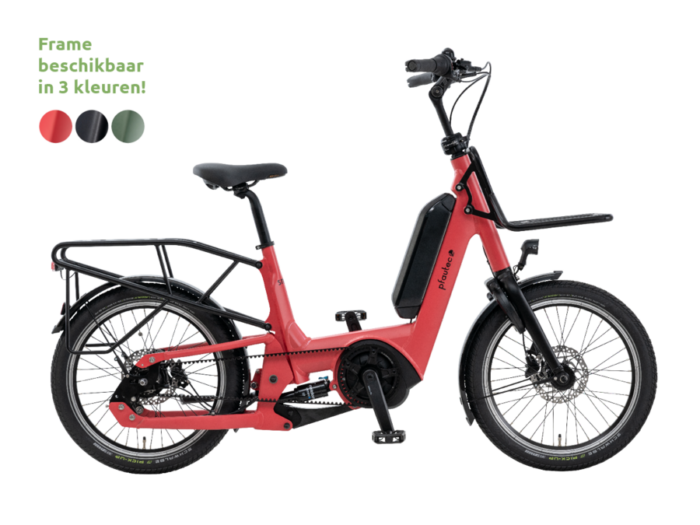 Pfautec Smoo Active Line Plus – Compacte elektrische fiets met lage instap – Rood