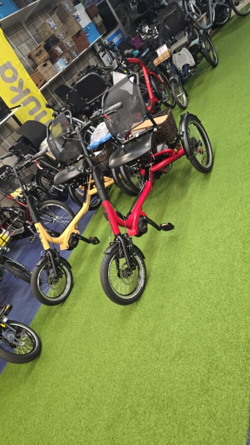 Pfau-Tec Movi CX – Rood Elektrische driewieler proefrijden bij H&H Dutch Bikes