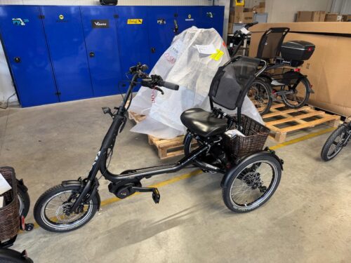 Pfau-Tec Movi CX – zwart Elektrische driewieler proefrijden bij H&H Dutch Bikes