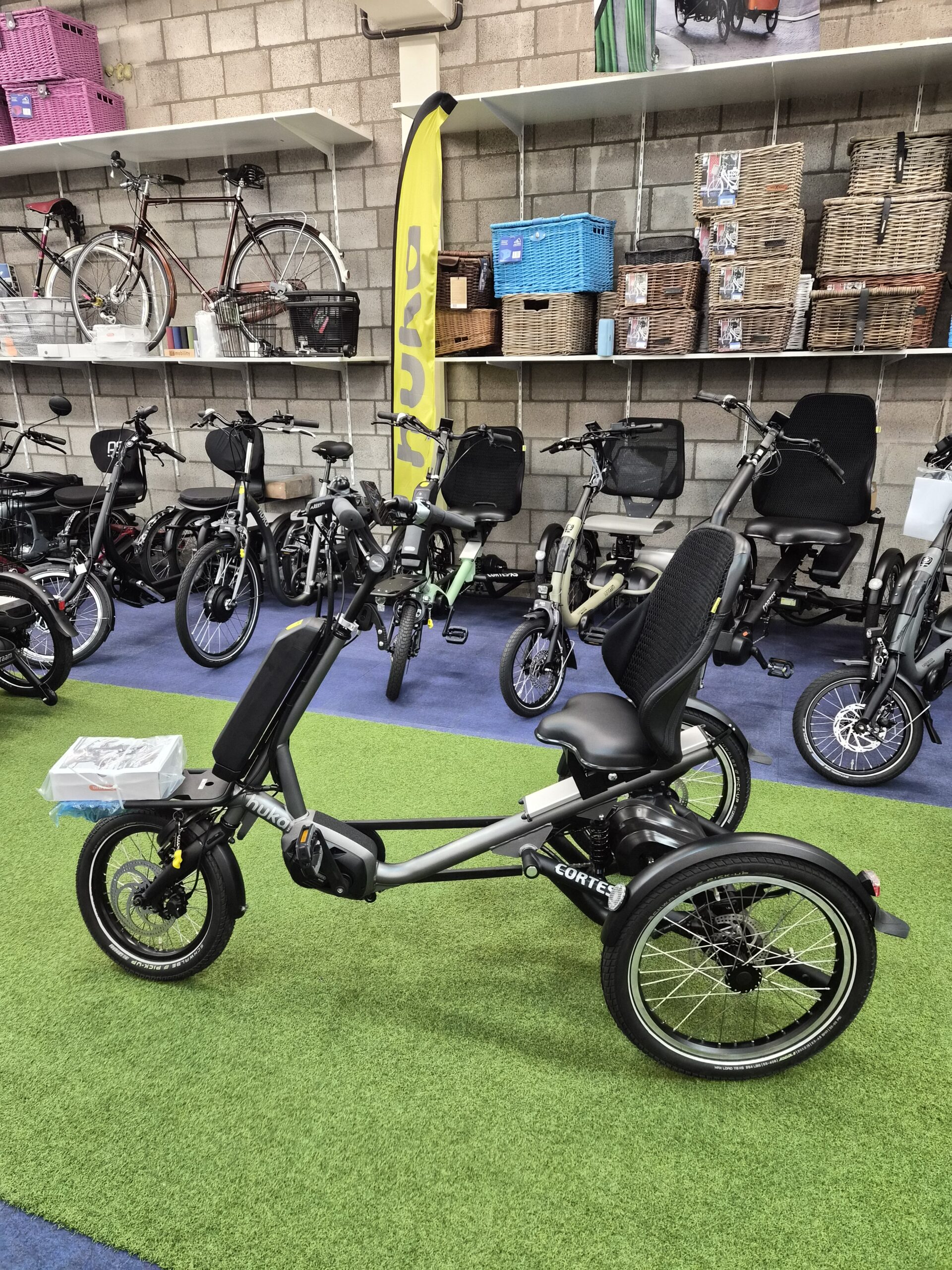 47283 Huka Cortes XS elektrische driewieler fiets Grijs - Afbeelding 3