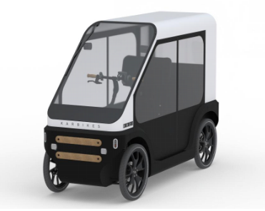 karbike Kozy Kids Cargo bike overdekte fiets