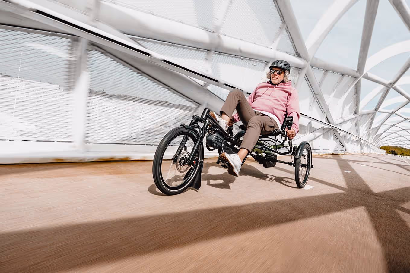 Hase Kettwiesel met onderstuur fiets met ondersteuning